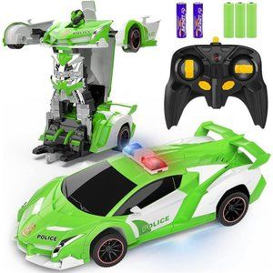 Remote Control Car-Transform RC Cars,2.4Ghz 1:18 Scale Transforming RC Drift Car